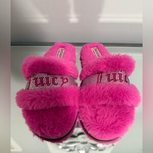 Juicy Couture Fuzzy Slippers